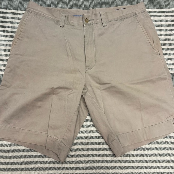 Polo Ralph Lauren Other - Polo by Ralph Lauren Classic Fit 9” Tan Flat Front‎ Shorts Size 32